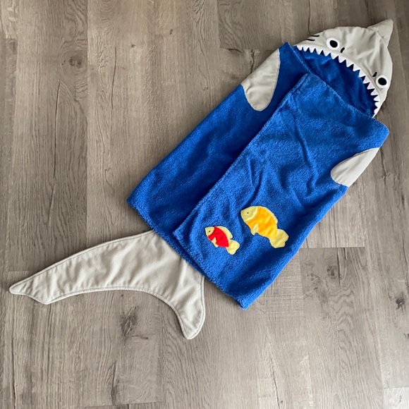 Other - Company Kids Shark Hooded Bath Towel